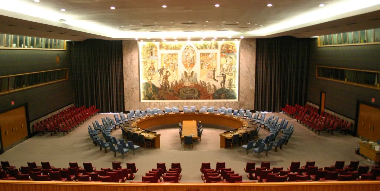 联合国安理会会议厅全景